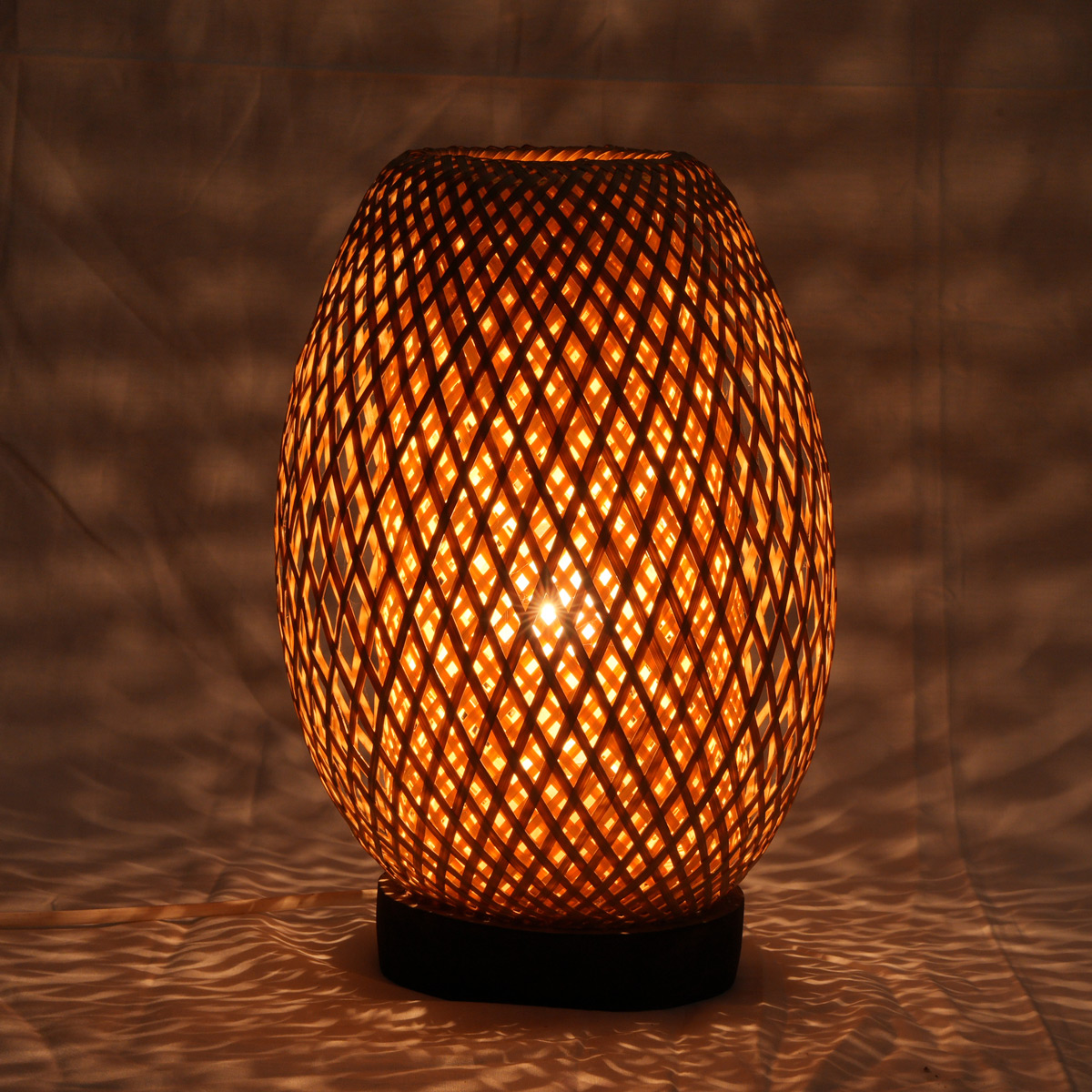 Bamboo Lamp Shade- Prism